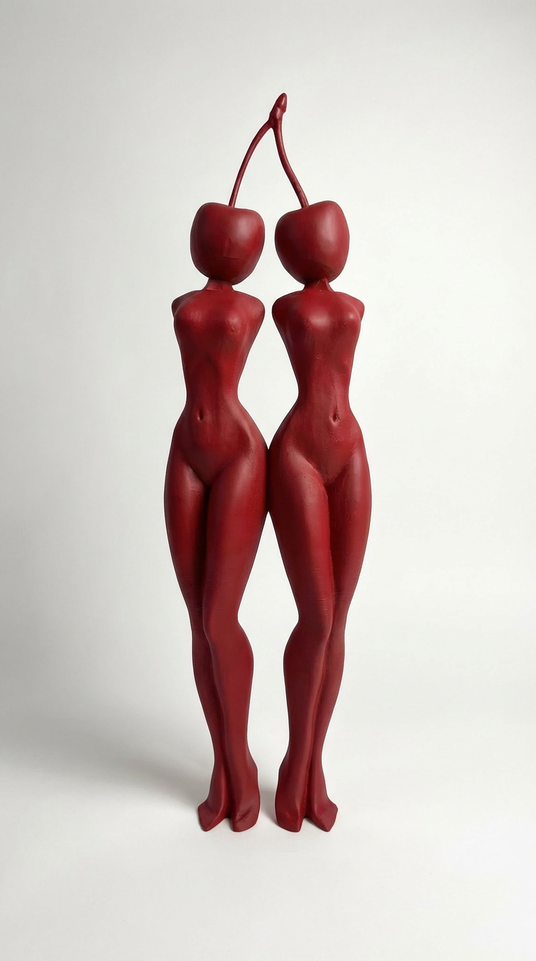 Sculpture: Cherry Cherry Lady